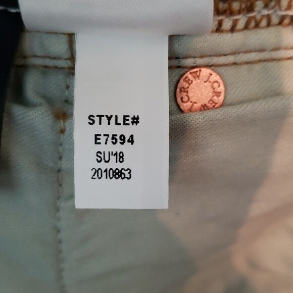 J.Crew denim jean cut off short Size 27 - Picture 6 of 7